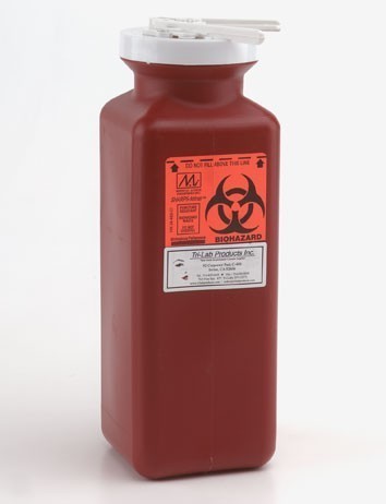 1.7 Quart Tall Sharps Container